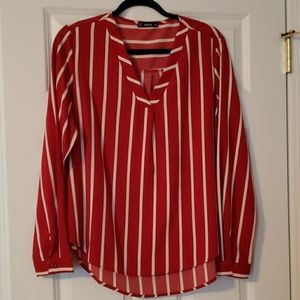 Shein berry colored blouse